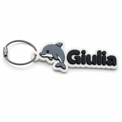 Dolphin name tag for kids