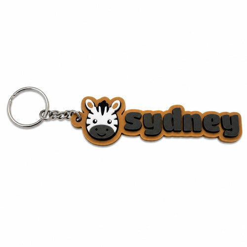Zebra name tag for kids