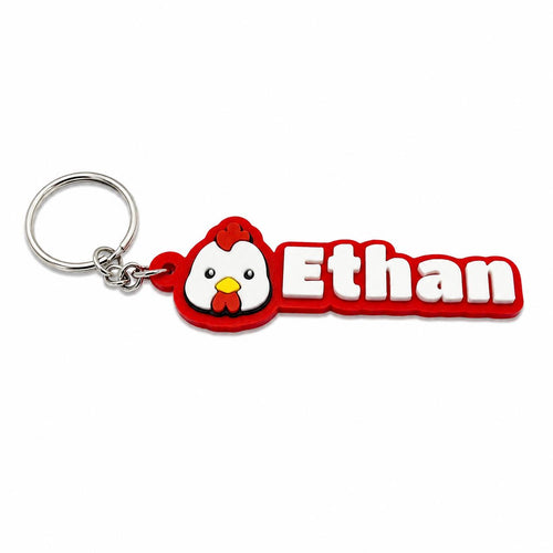 Chicken name tag for kids