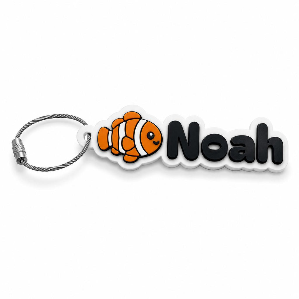 Clownfish name tag for kids