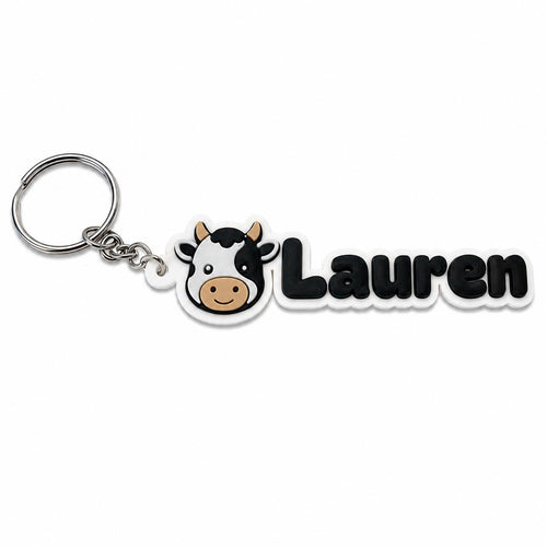 Cow name tag for kids