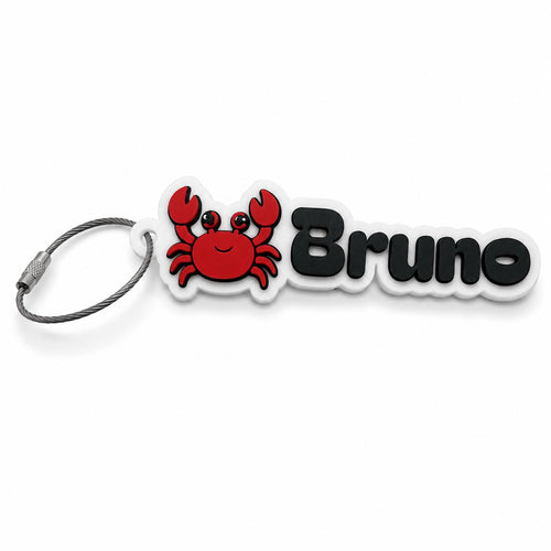 Crab name tag for kids