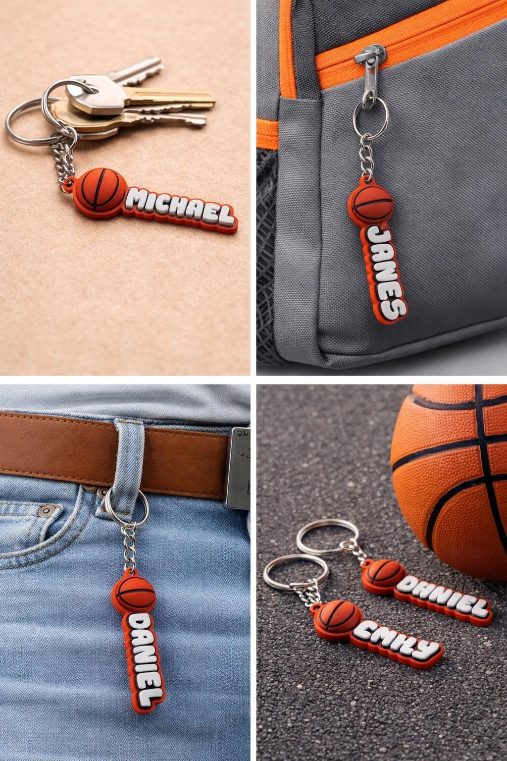 Basketball Bag Tag Personalized