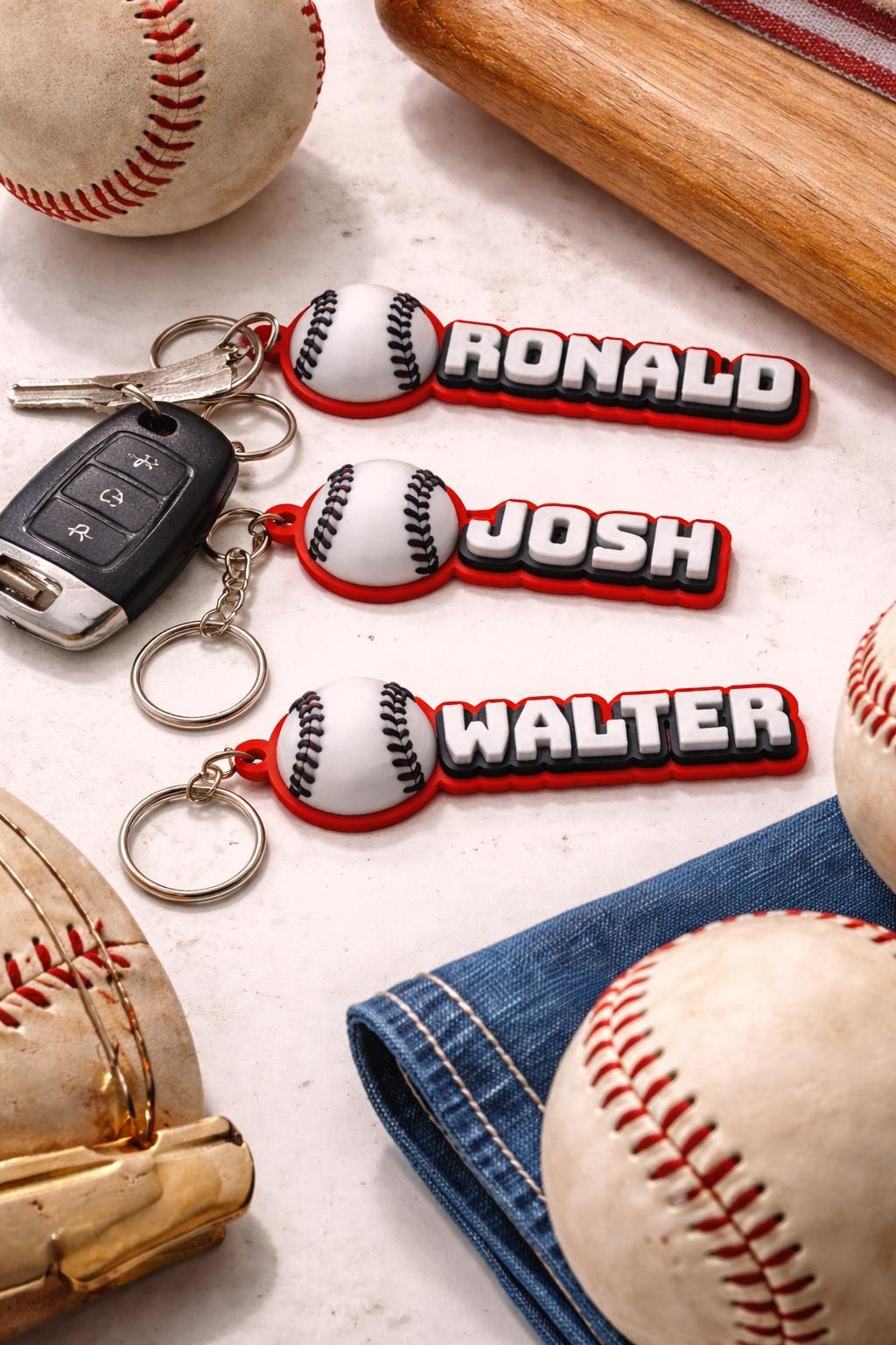 Baseball Bag Tag Personalized