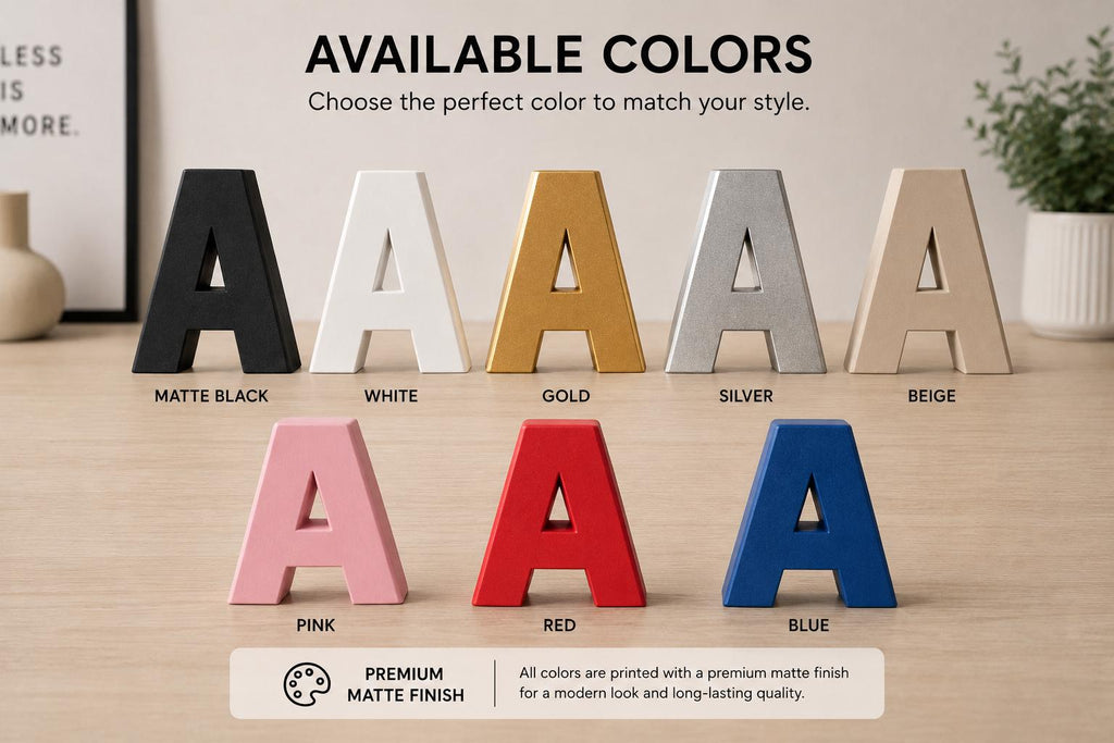 Custom 3D Letters