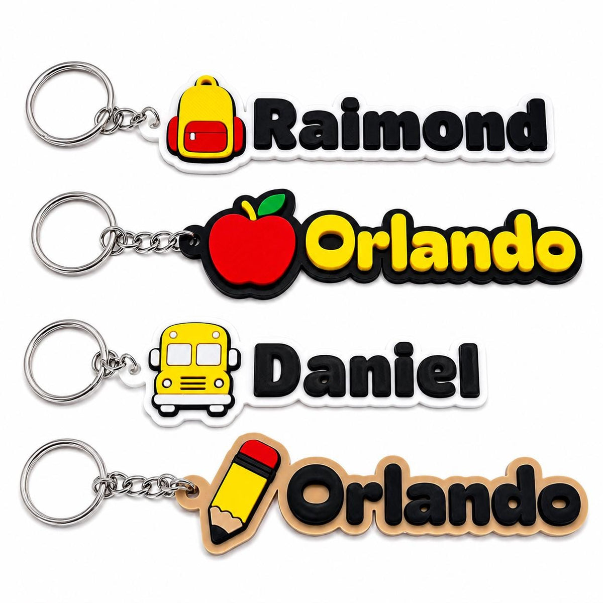 School Bus name tag for kids