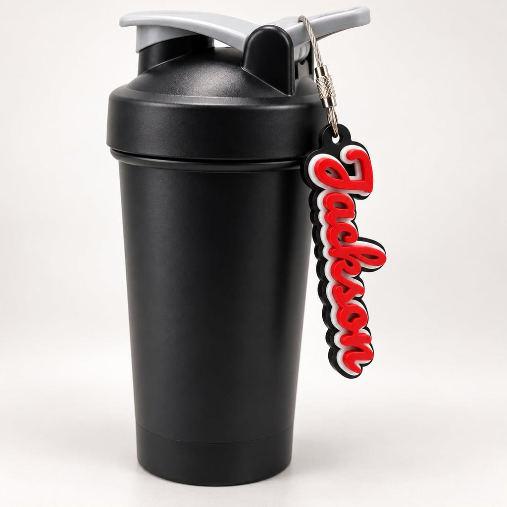 Personalized script name keychain