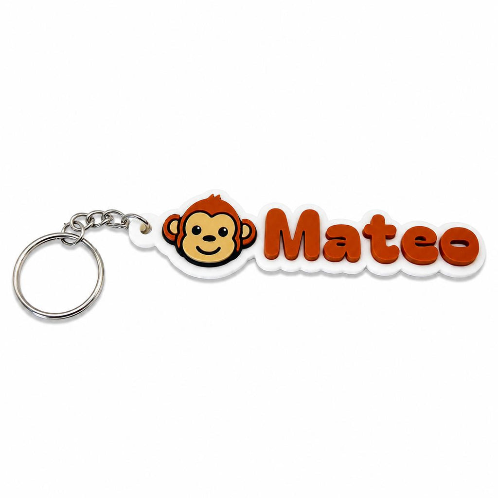 Monkey name tag for kids