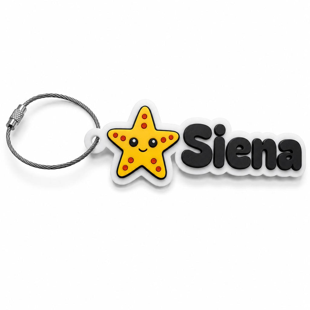 Starfish name tag for kids