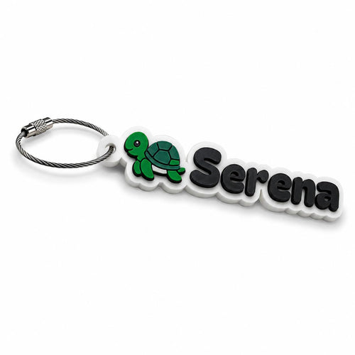 Turtle name tag for kids